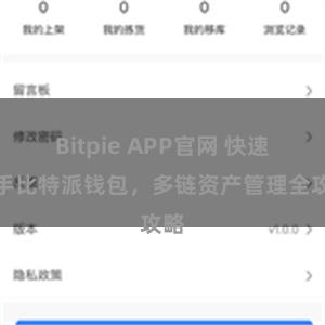 Bitpie APP官网 快速上手比特派钱包，多链资产管理全攻略