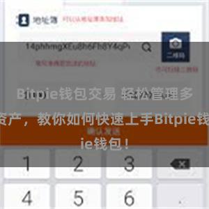 Bitpie钱包交易 轻松管理多链资产，教你如何快速上手Bitpie钱包！