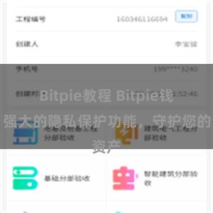 Bitpie教程 Bitpie钱包：强大的隐私保护功能，守护您的资产