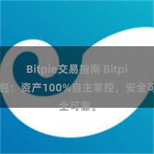 Bitpie交易指南 Bitpie钱包：资产100%自主掌控，安全可靠。