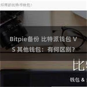 Bitpie备份 比特派钱包 VS 其他钱包：有何区别？