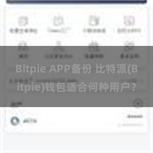 Bitpie APP备份 比特派(Bitpie)钱包适合何种用户？