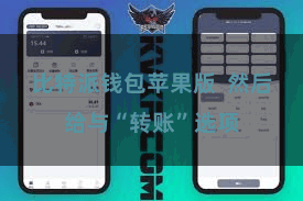 比特派钱包苹果版  然后给与“转账”选项