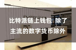比特派链上钱包  除了主流的数字货币除外